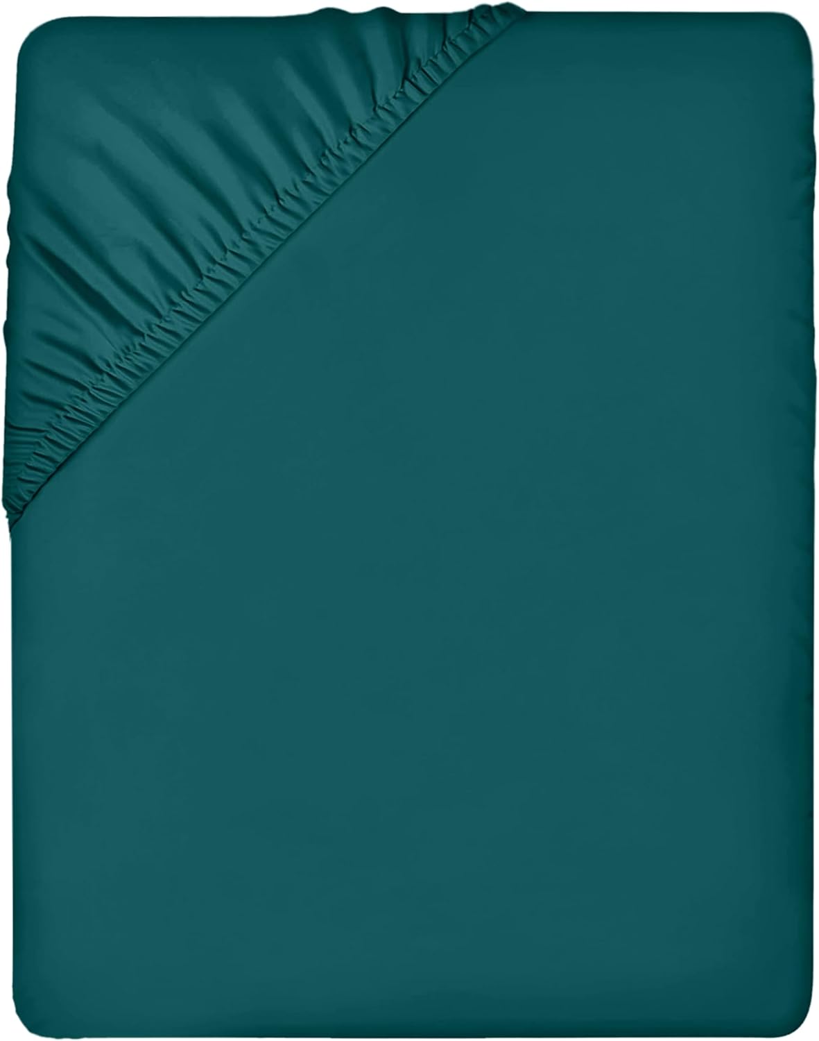 Utopia Bedding King Size Fitted Sheet In Teal With 35Cm Deep Pockets
