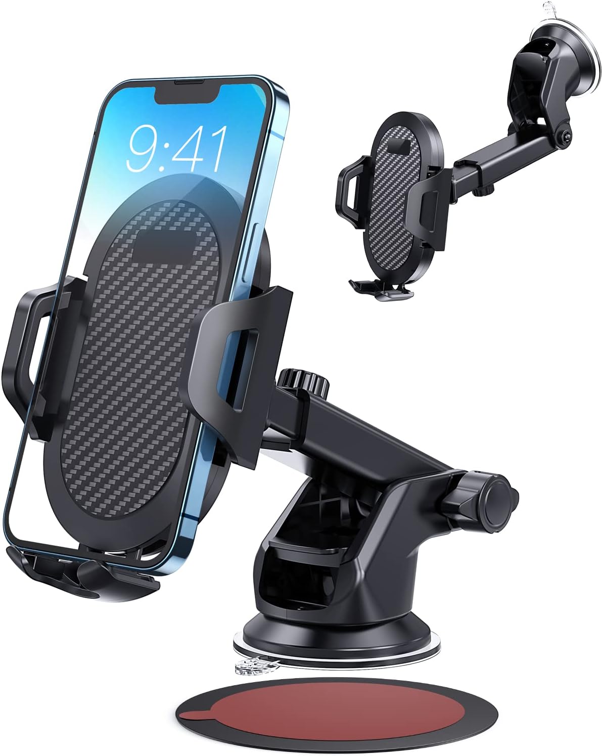 Ancoole Car Phone Holder [Strong Suction Cup] Universal Mount For Iphone & Samsung Galaxy Series