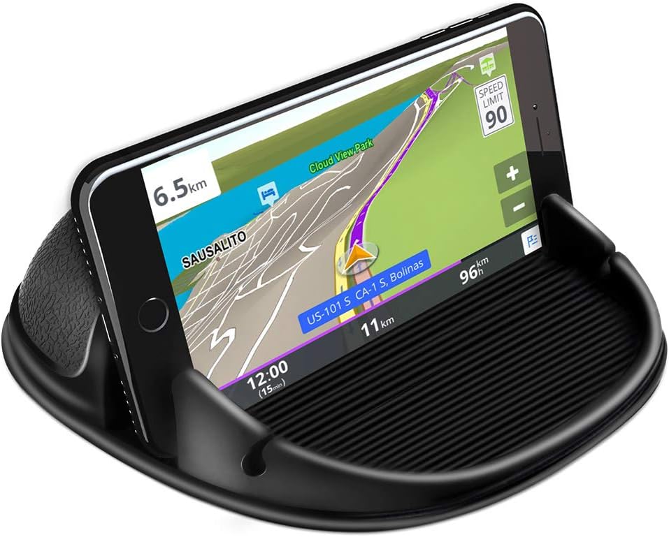 Cinati Car Phone Holder Mount Silicone Pad Mat For Iphone And Samsung Devices