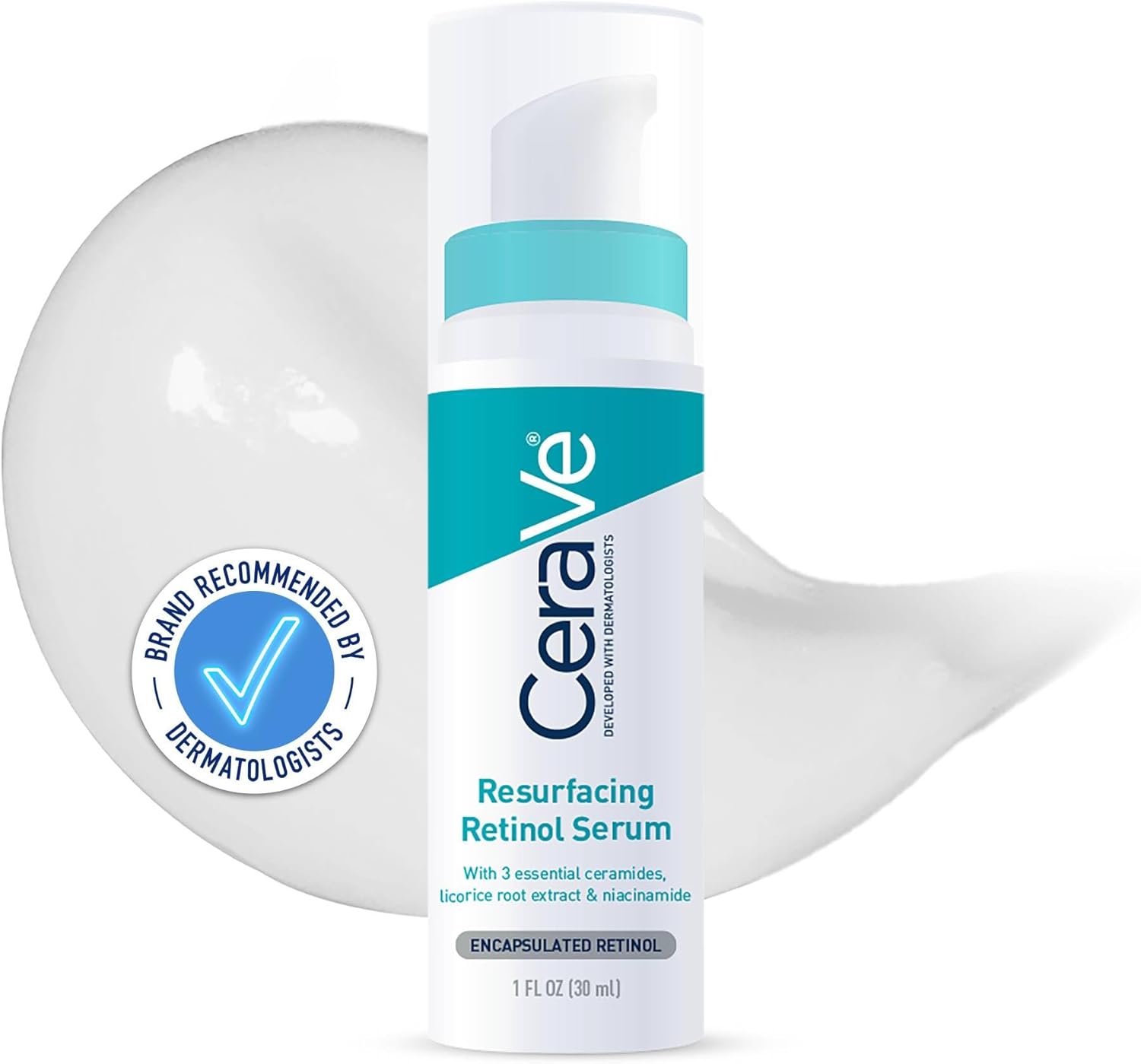 L'oreal Cerave Resurfacing Retinol Serum 30Ml With Ceramides & Niacinamide For Blemish-Prone Skin