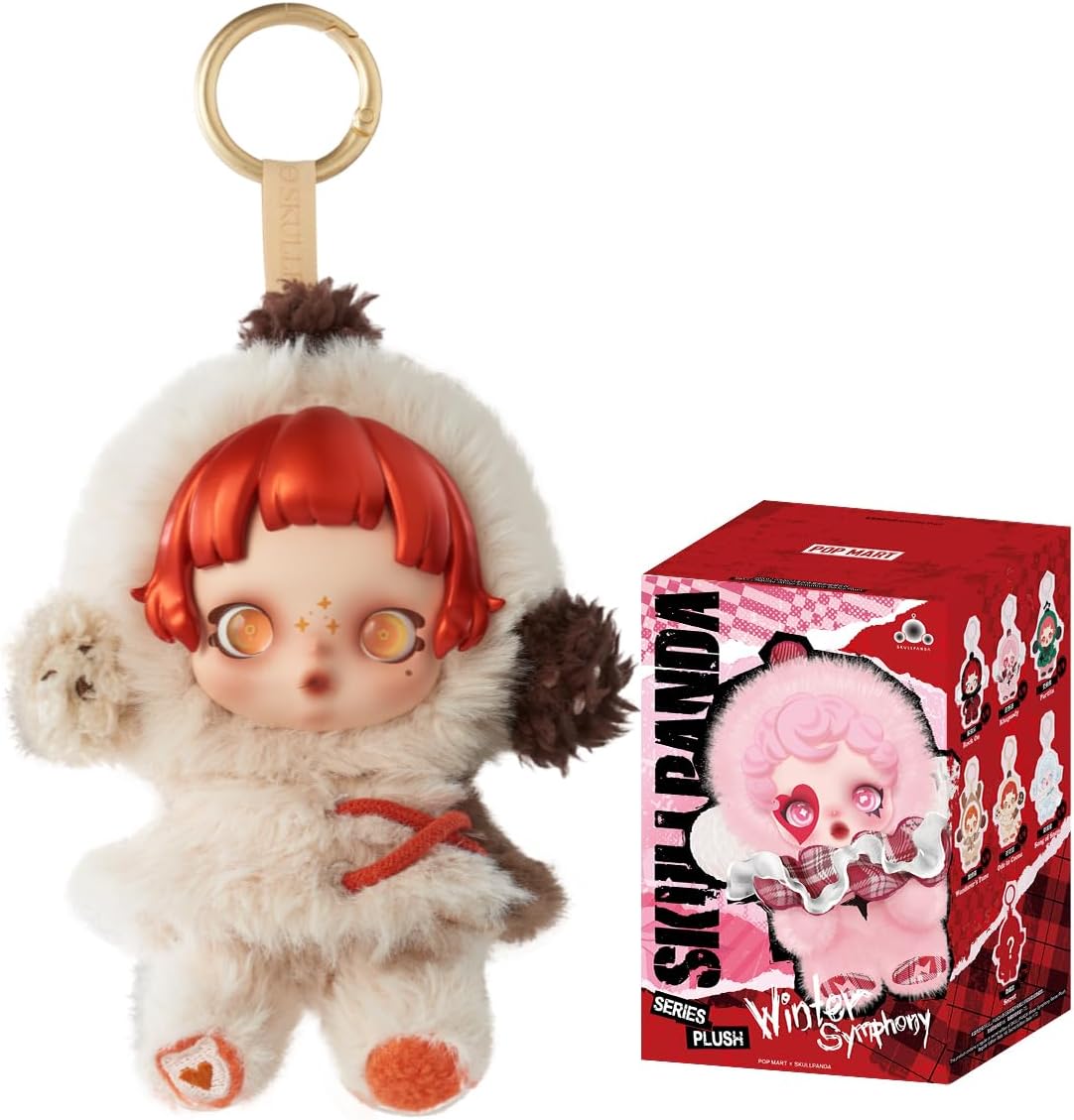Pop Mart Skullpanda Winter Symphony Series Plush Toy Collectible Figure