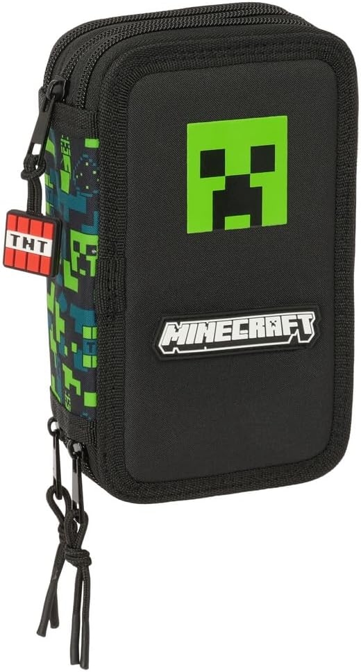 Safta Minecraft Tnt School Pencil Case With 37 Tools