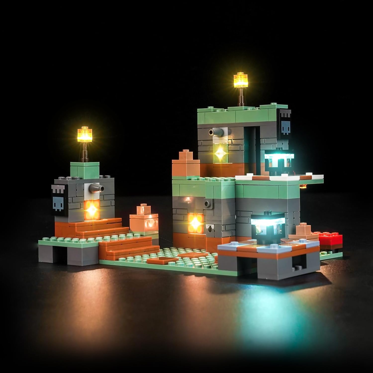 Brickbling Light Kit Compatible With Lego The Trial Chamber 21271 Minecraft Model Decoration Lighting Set