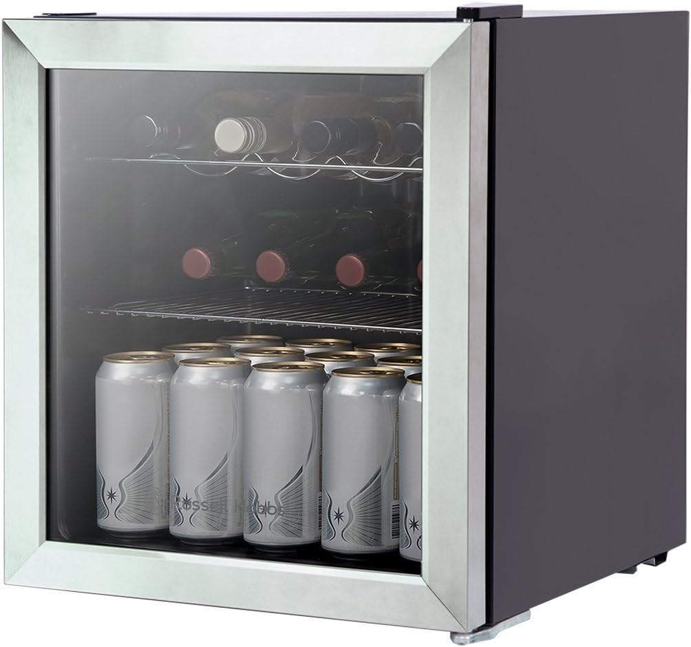 Russell Hobbs Rhgwc3Ss 12 Bottle Table Top Mini Fridge Stainless Steel Wine Cooler