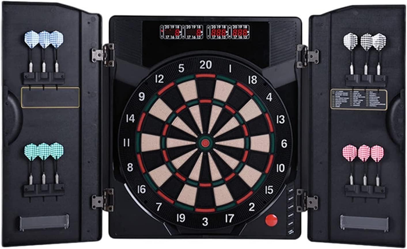 Cfdzcp Electronic Dart Board With Built-In Cabinet And Led Display, Model Cfdzcp