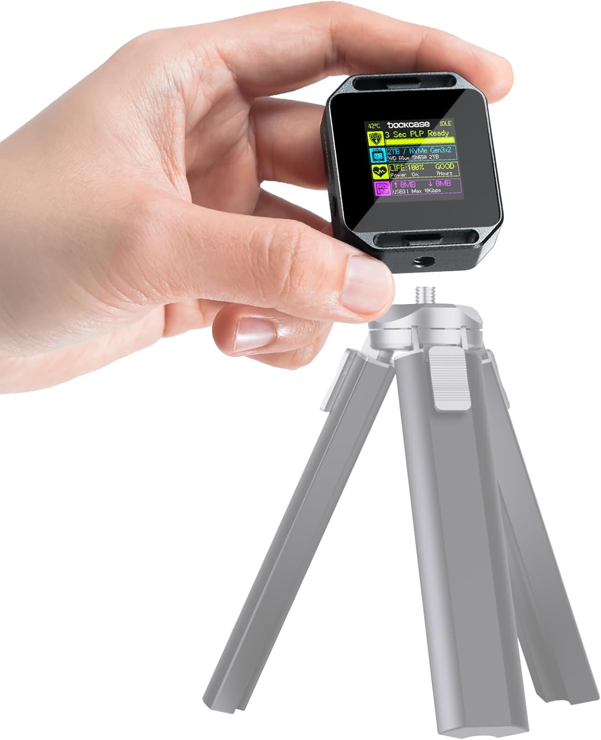 Dockcase Pocket M.2 Nvme Ssd Enclosure Photography Edition For Iphone 15 & Laptops