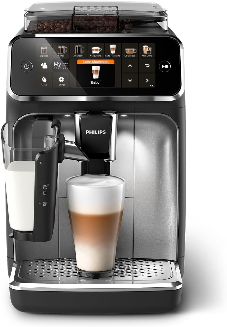 Philips Ep5446/70 5400 Series Fully Automatic Espresso Machine With Lattego Milk System