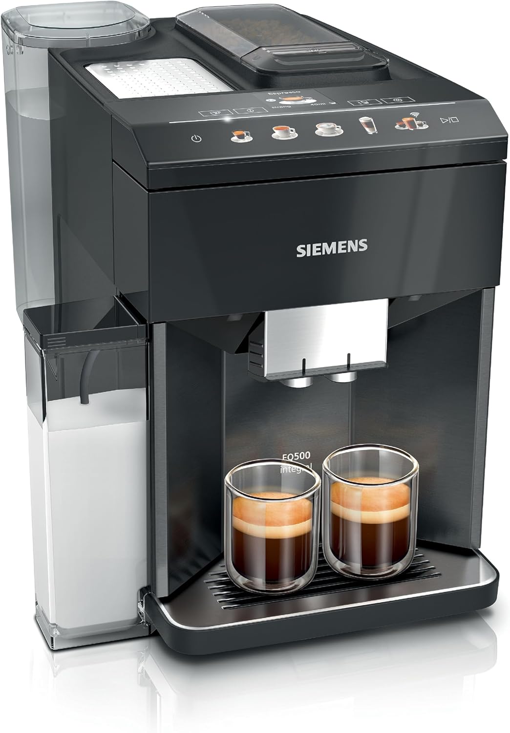 Siemens Eq500 Tq518Gb3 Dark Inox Fully Automatic Bean To Cup Coffee Machine