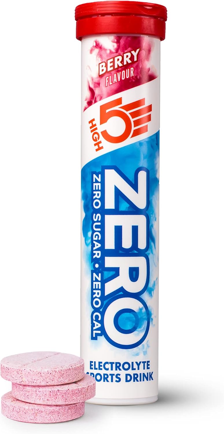High5 Zero Electrolyte Hydration Tablets With Vitamin C - Berry Flavour, 20 Tablets