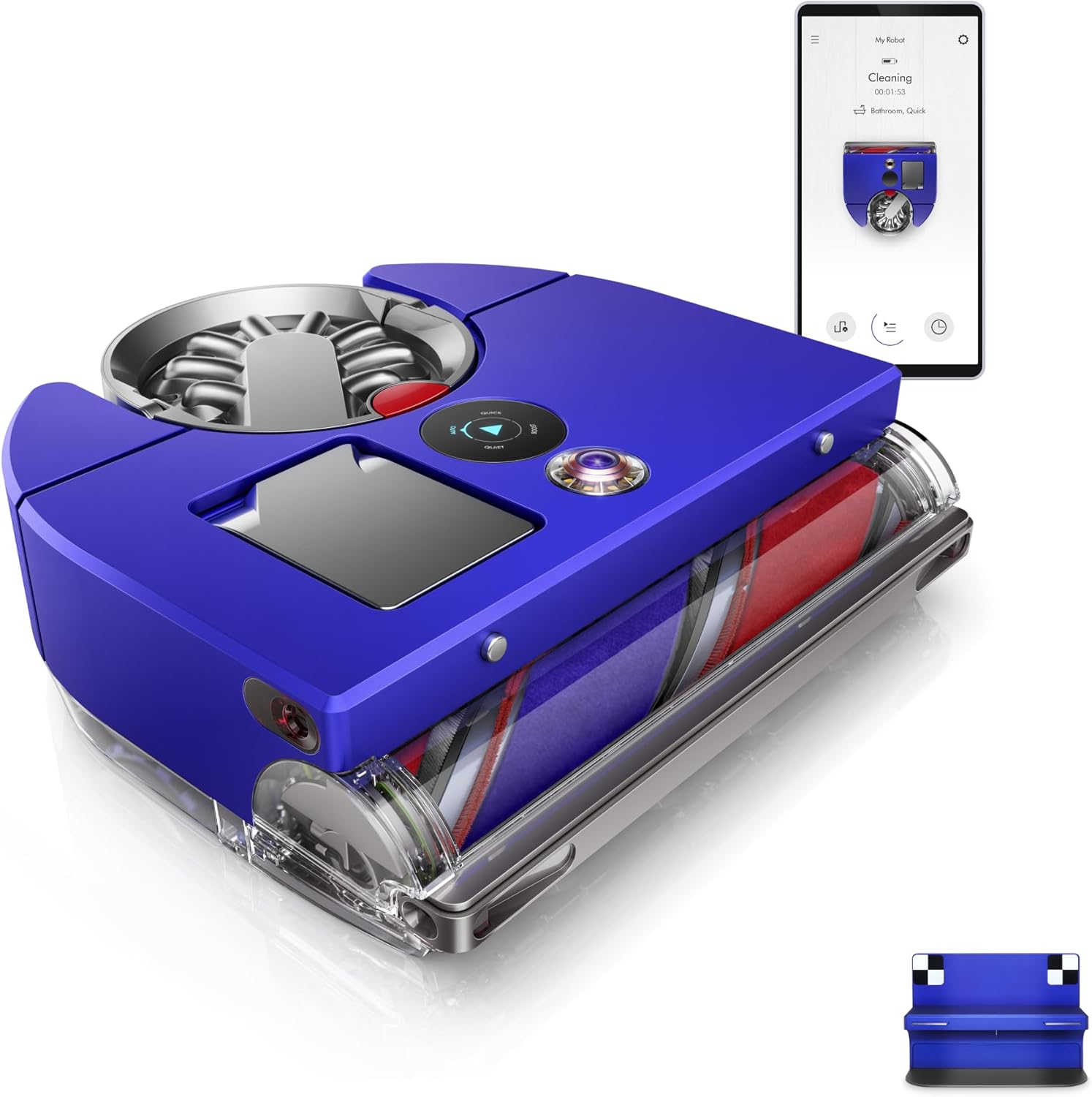 Dyson 360 Vis Nav Robot Vacuum Cleaner - Blue/Nickel Edition