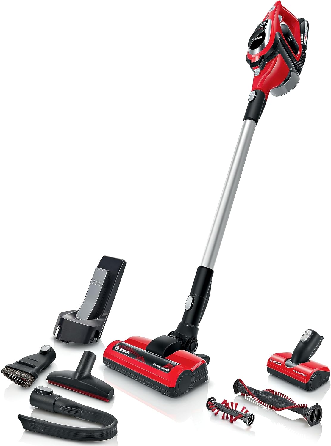 Bosch Bbs81Petgb Cordless Stick Vacuum Cleaner For Pet Hair And Carpets