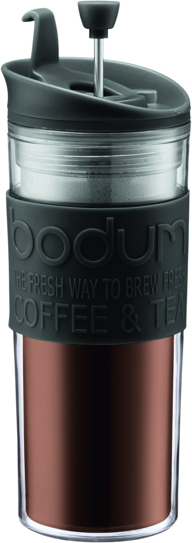 Bodum 11100-01Bus Black Travel Coffee And Tea Press, 15Oz Capacity