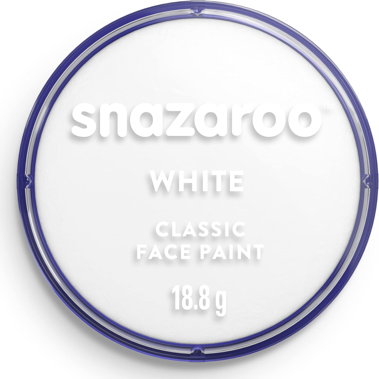 Snazaroo Classic White Face And Body Paint, Water-Based, Non-Toxic And Cruelty-Free Makeup For Kids And Adults