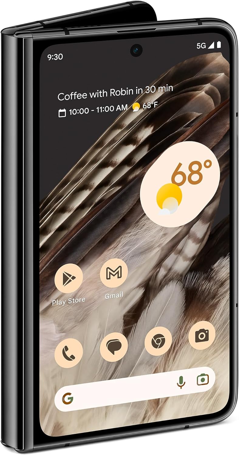 Google Pixel Fold Unlocked Android 5G Smartphone 512Gb Obsidian