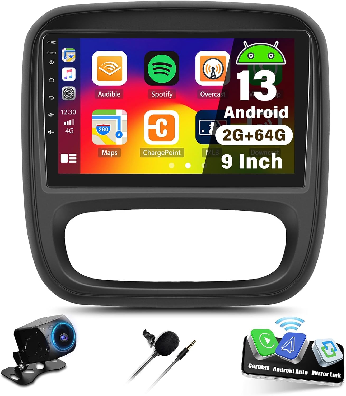 Camecho Android Car Stereo For Vauxhall Vivaro, Renault Trafic & Fiat Talento - 9