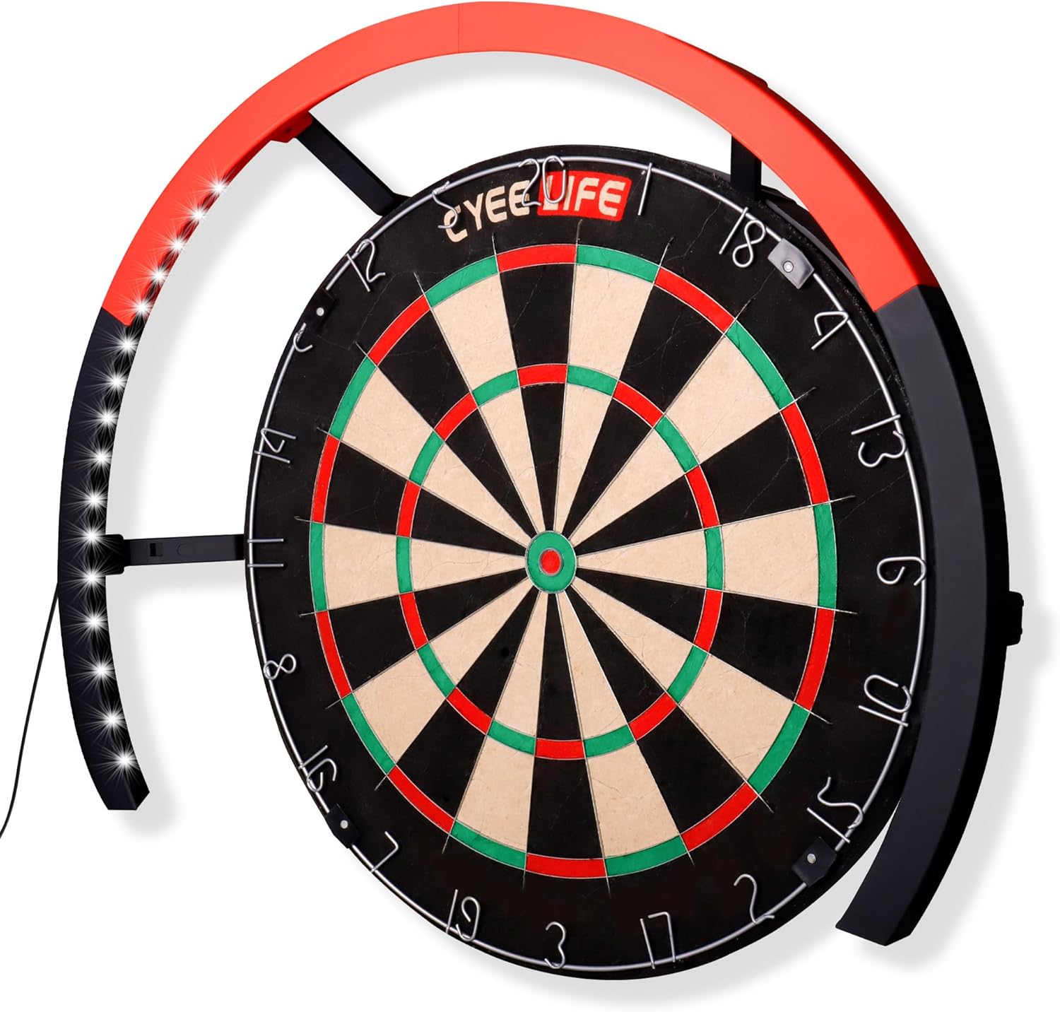 Cyeelife Dartboard Lighting System, 270° White Led Light For Steel Tip Dartboards, Model 10106094