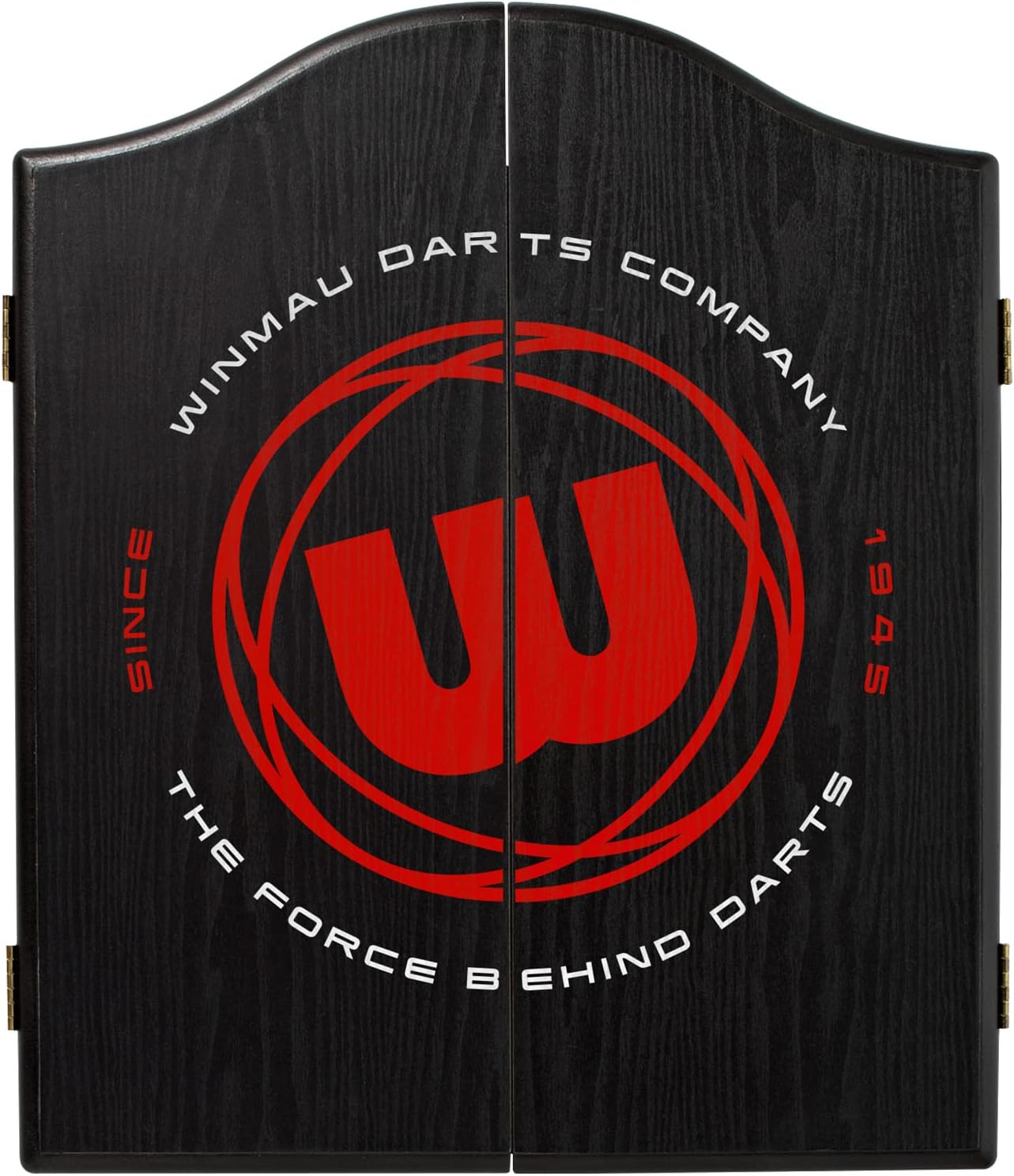 Winmau 4013 Deluxe Dartboard Cabinet With W Roundel Logo Design