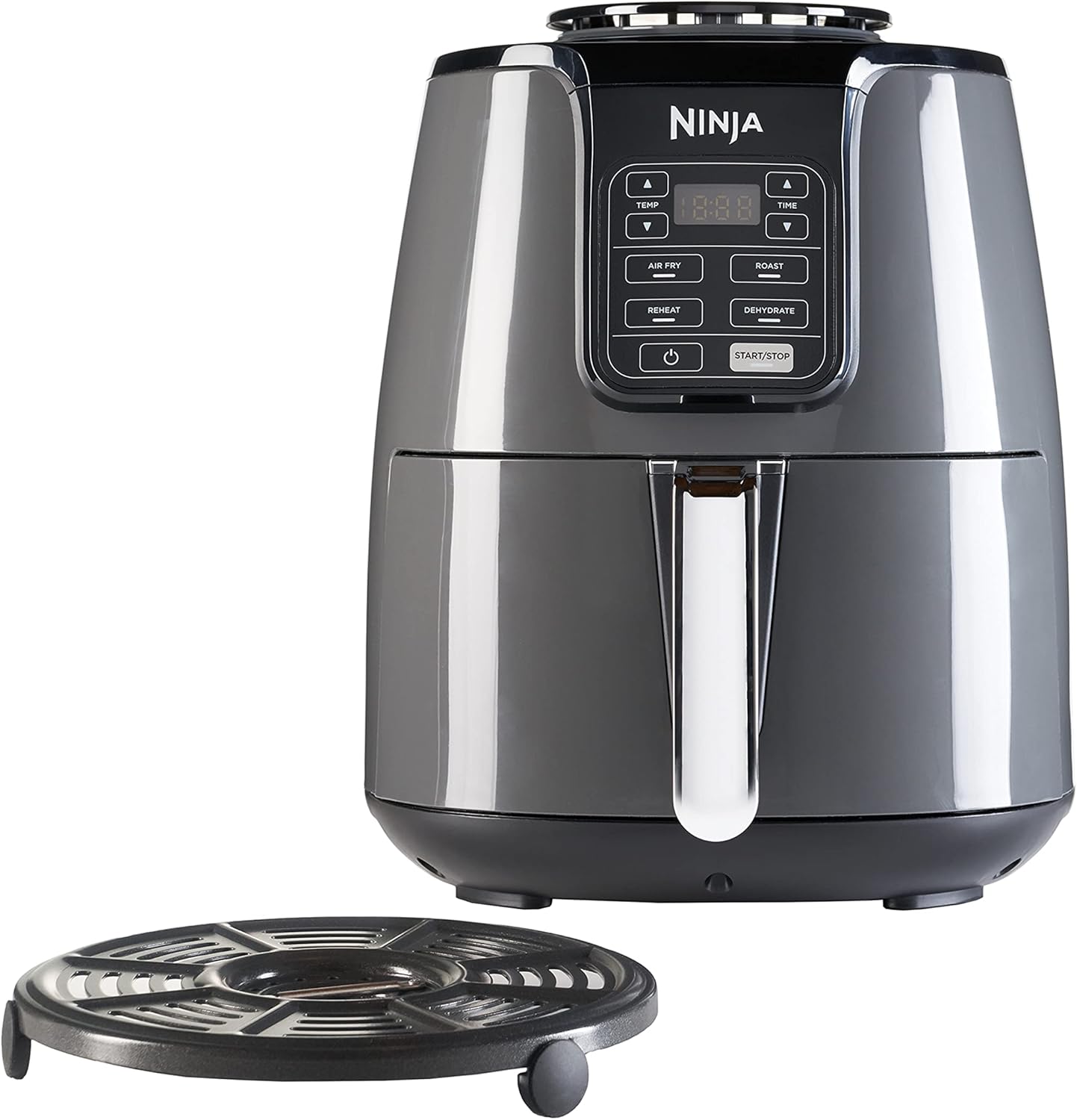 Ninja Air Fryer Af100Uk 3.8L - 4-In-1 Digital Air Fryer, Roaster, Reheater & Dehydrator
