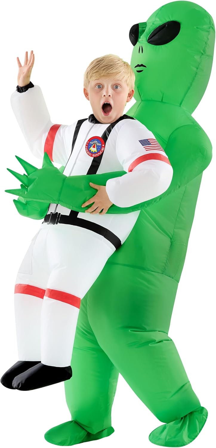 Morph Alien Costume Kids - Inflatable Astronaut Alien Suit For Halloween