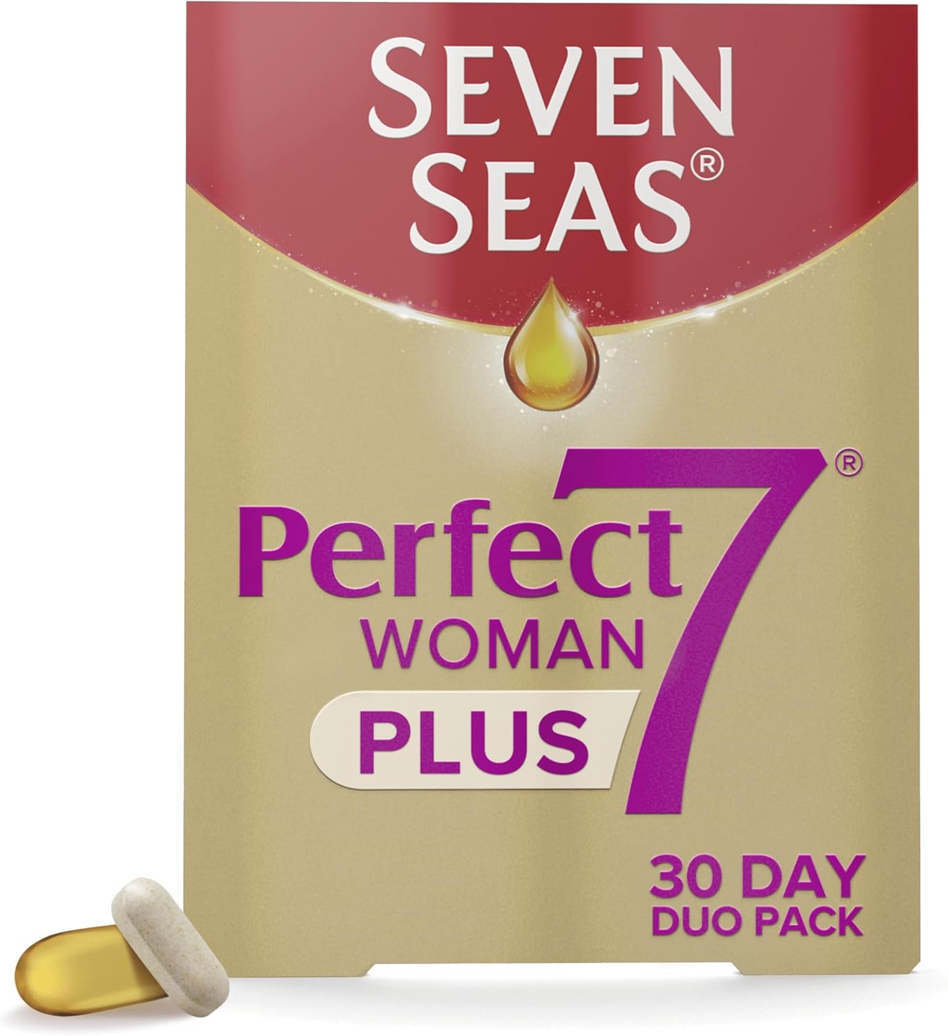 Seven Seas Perfect7 Woman Plus Multivitamin with Omega-3 Supplements