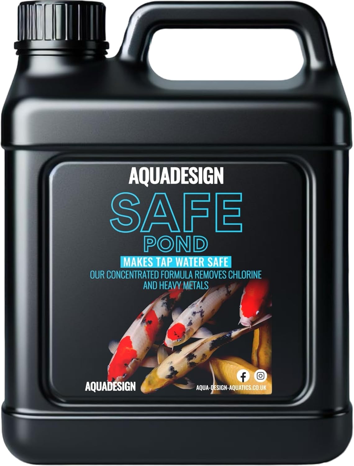 Aquadesign Pond Safe 1000Ml Dechlorinator For Aquariums And Ponds