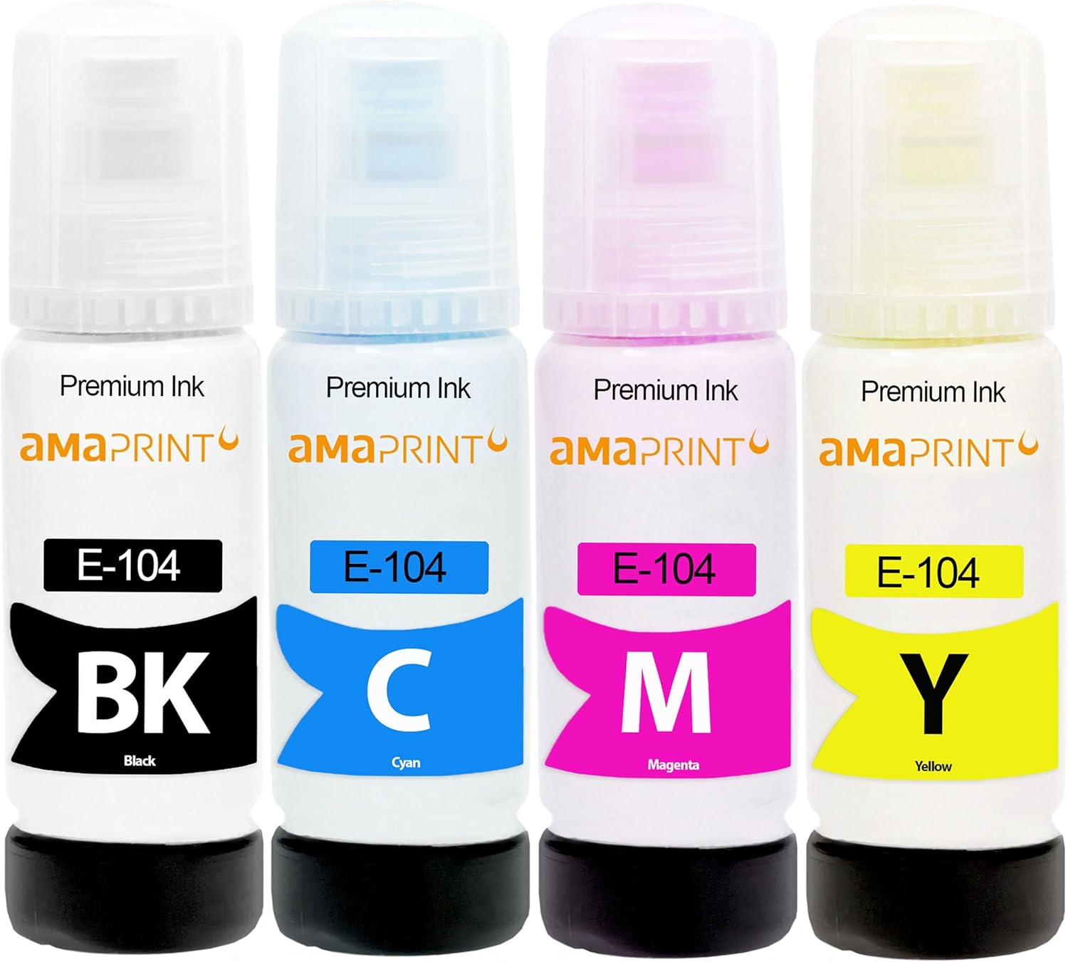 Amaprint 4 Xl Ink Compatible With Epson Ecotank Et-1810, Et-2710, Et-2720, Et-2810 Printers (4 X 70Ml)
