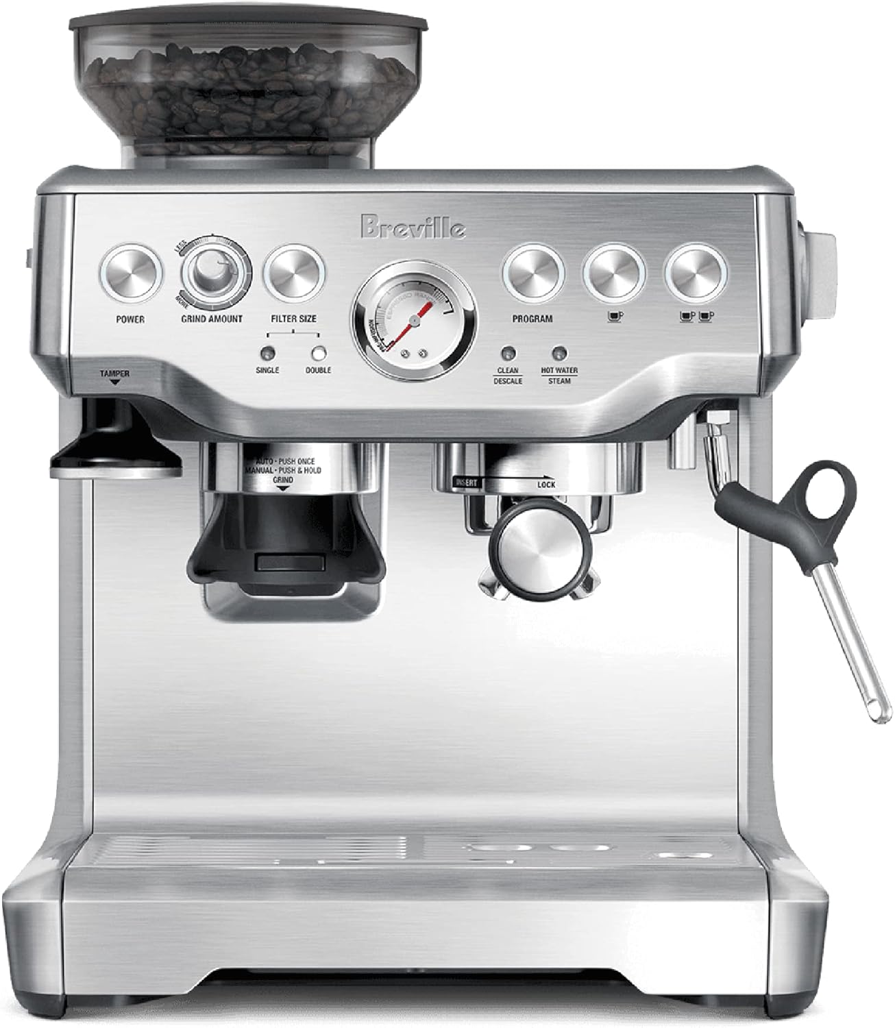 Breville Bes870Xl Barista Express Espresso Machine 18/8 Stainless Steel