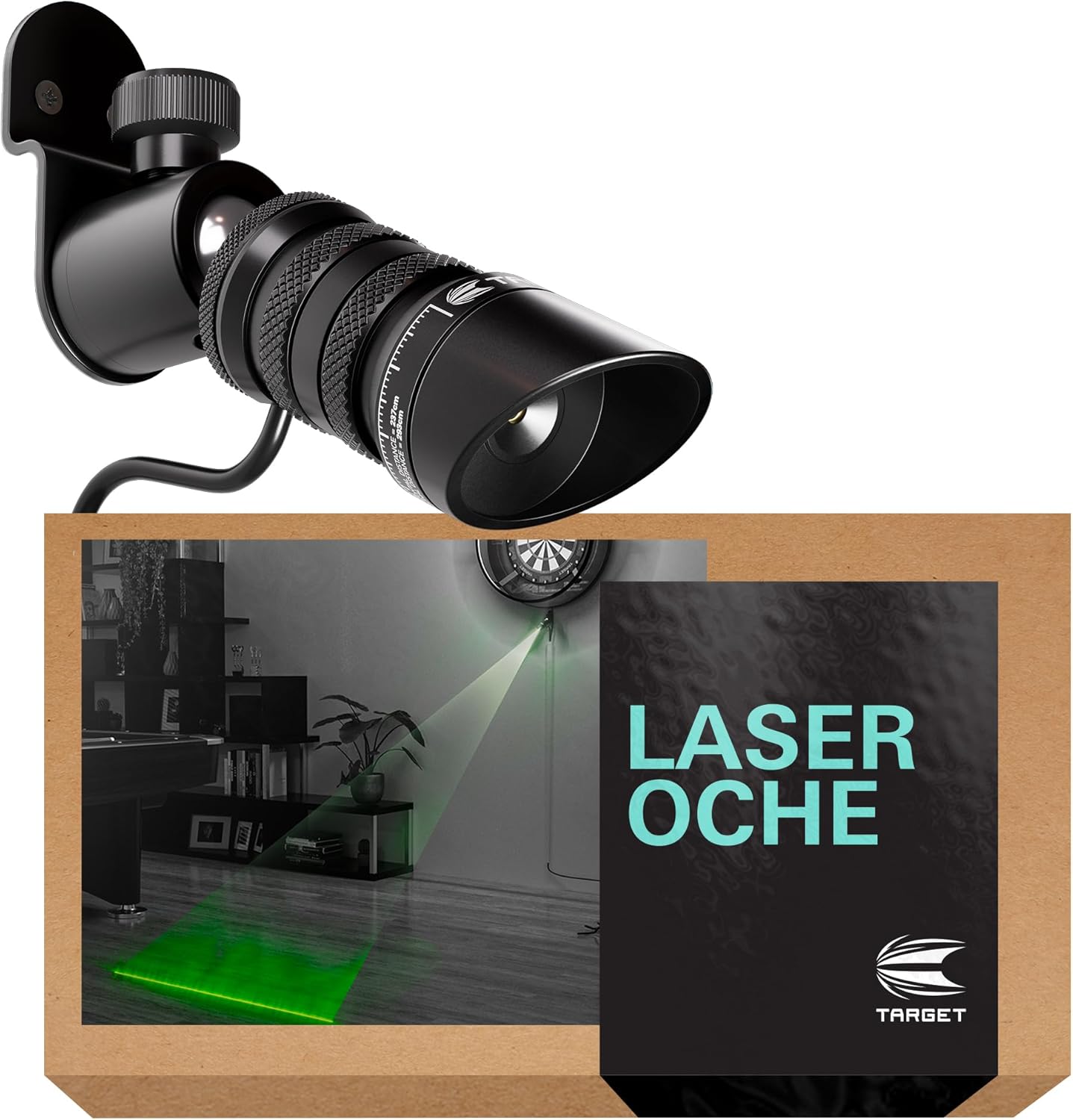 Target Darts Dartboard Laser Oche Line Marker For Steel Tip & Soft Tip Dart Boards