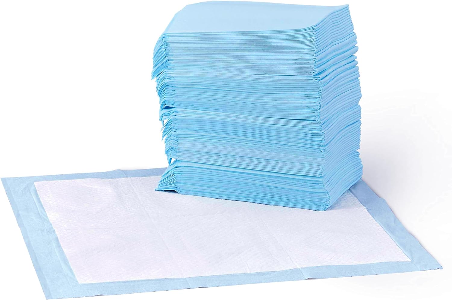 Amazon Basics Dog And Puppy Training Pads, Leakproof, 5-Layer Design, Regular, Pack Of 50