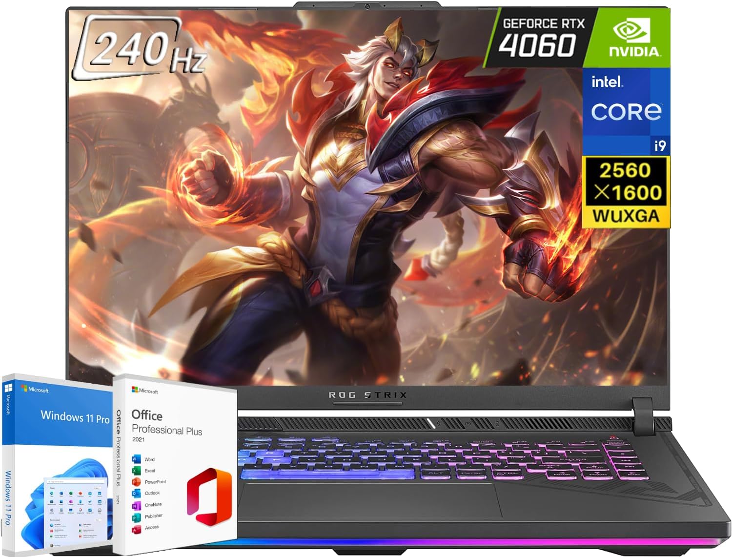 Asus Rog Strix G16 Gaming Laptop, 14Th Gen Intel Core I9-14900Hx, Nvidia Geforce Rtx 4060, 16
