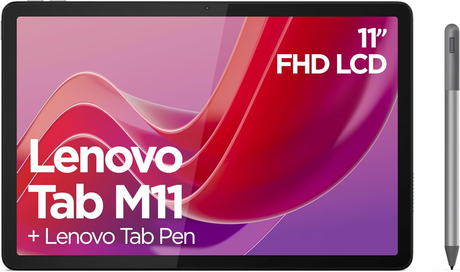 Lenovo Tab M11 Android Tablet, 11 Inch Full Hd, 128Gb, 4Gb Ram, Wifi, Luna Grey
