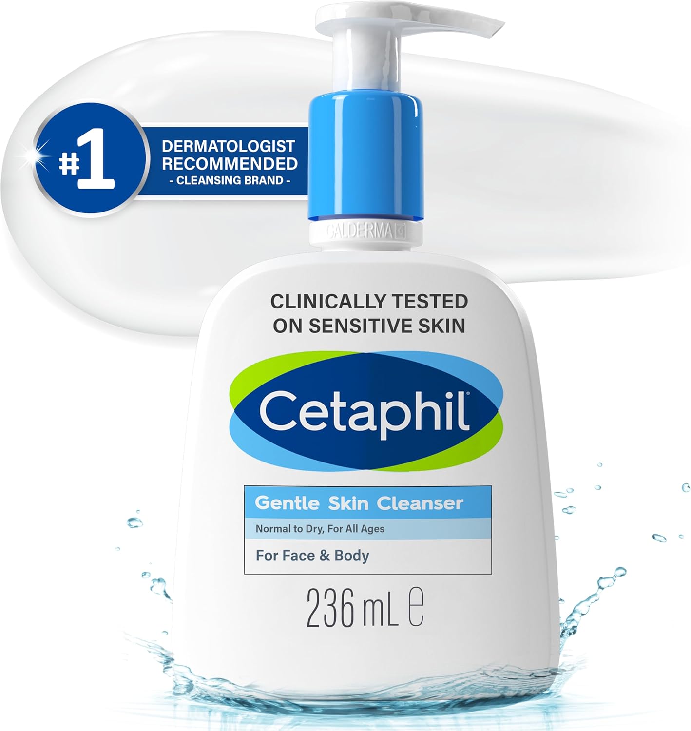 Cetaphil Gentle Skin Cleanser, 236Ml, Face & Body Wash For Sensitive Skin