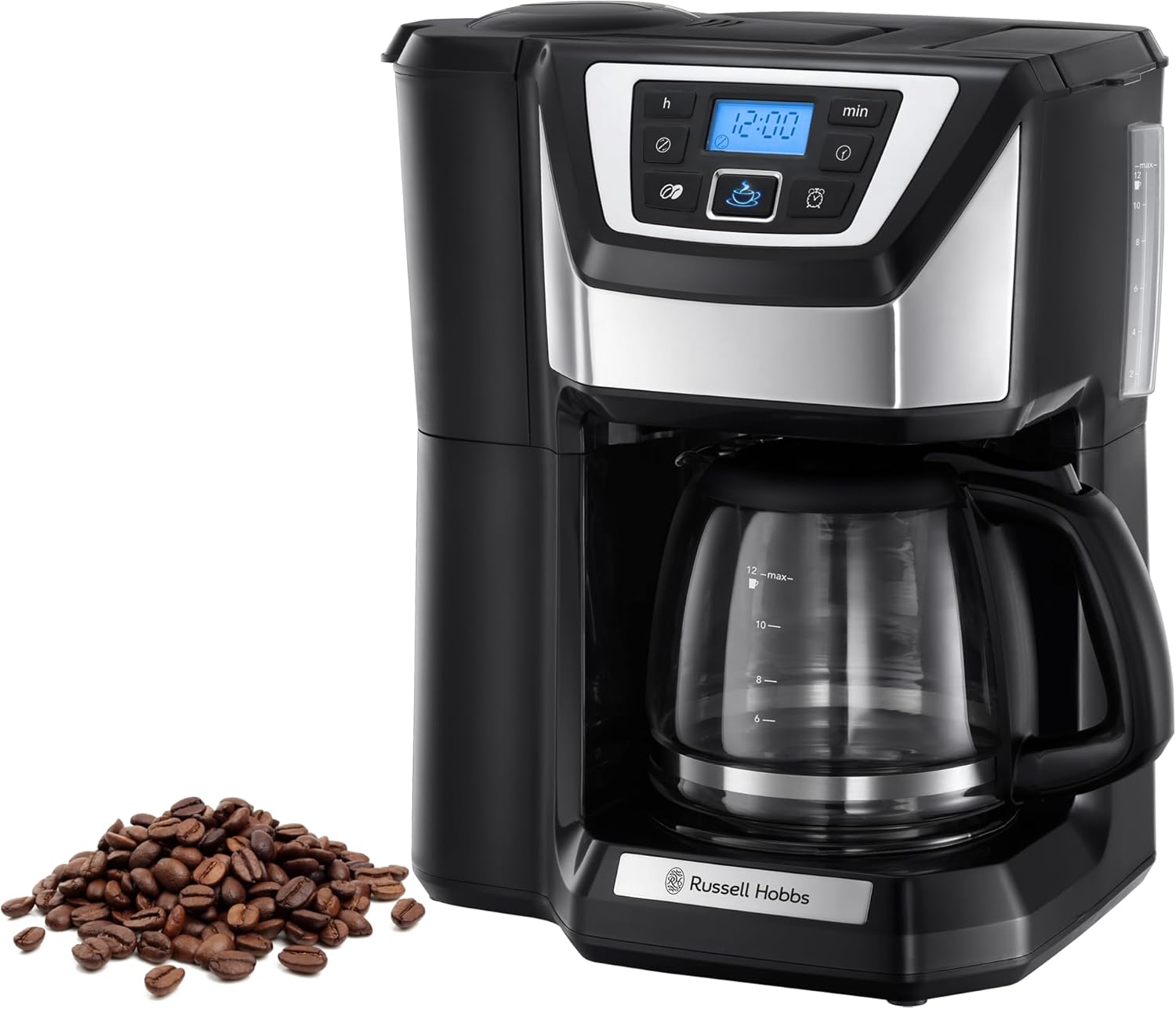 Russell Hobbs 22000-56/Rh Coffee Machine With Grinder & Digital Timer