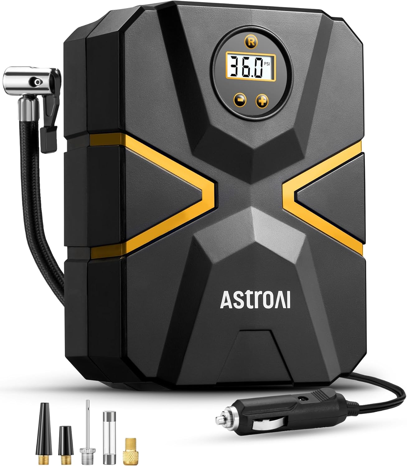 Astroai Tyre Inflator Air Compressor 12V Dc, Digital Car Tyre Pump 150 Psi