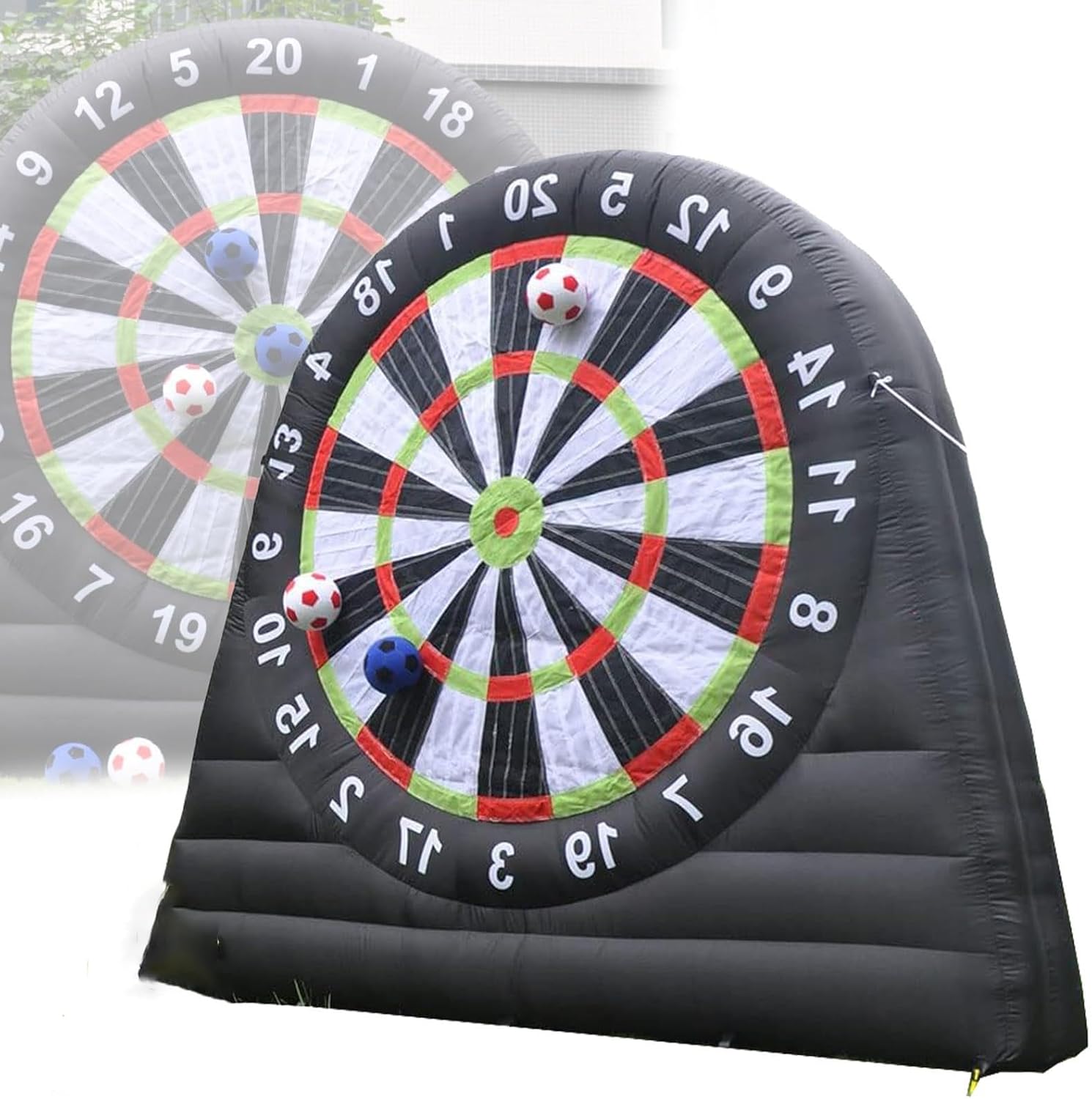 Tupostar 10Ft Tall Giant Outdoor Football Dart Board Inflatable Soccer Darts Game
