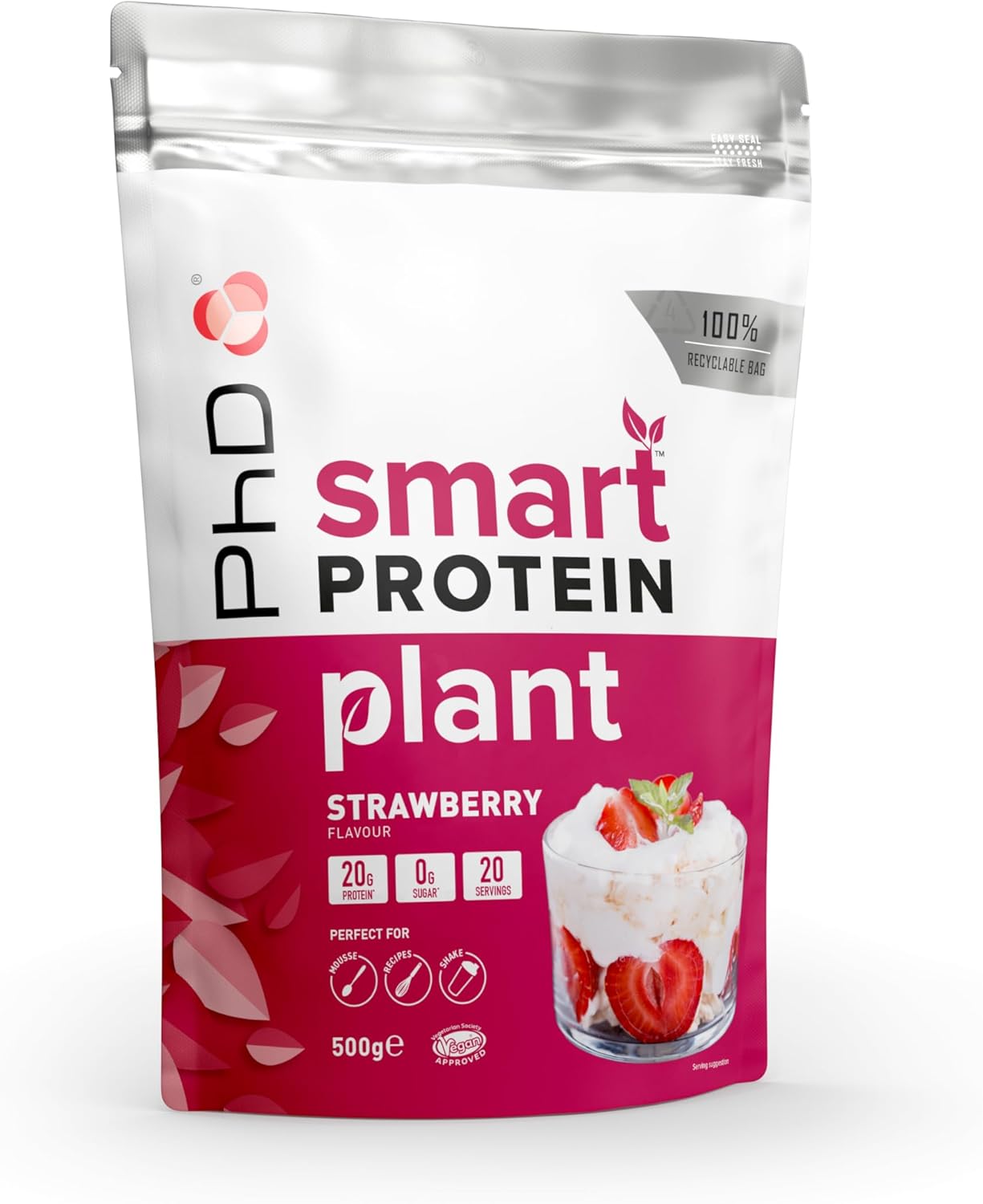 Phd Smart Plant High Protein Vegan Shake Eton Mess 500G