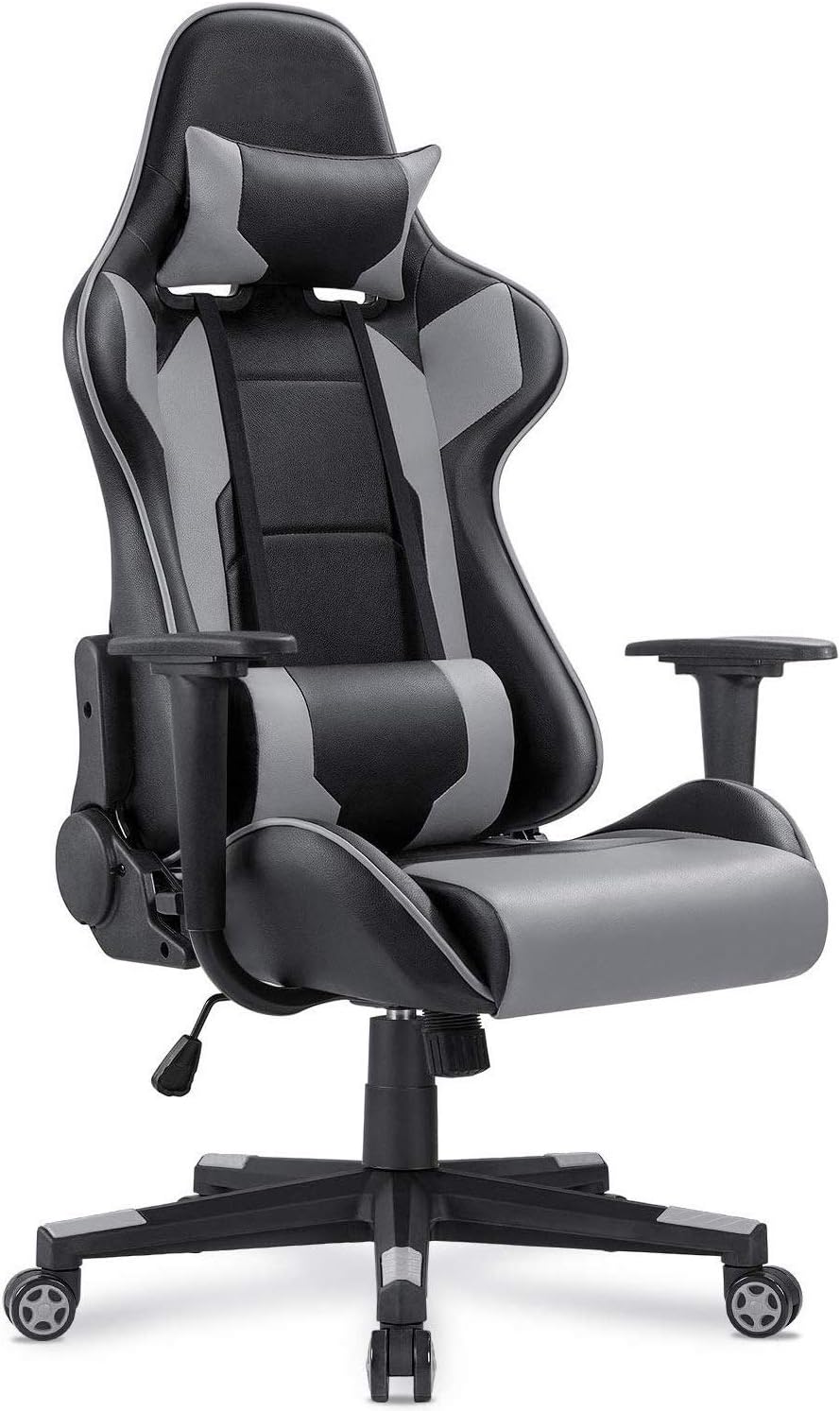 Renovation House Gaming Chair - Grey, Model Dd2/13871, Ergonomic Office Chair With Recline Function