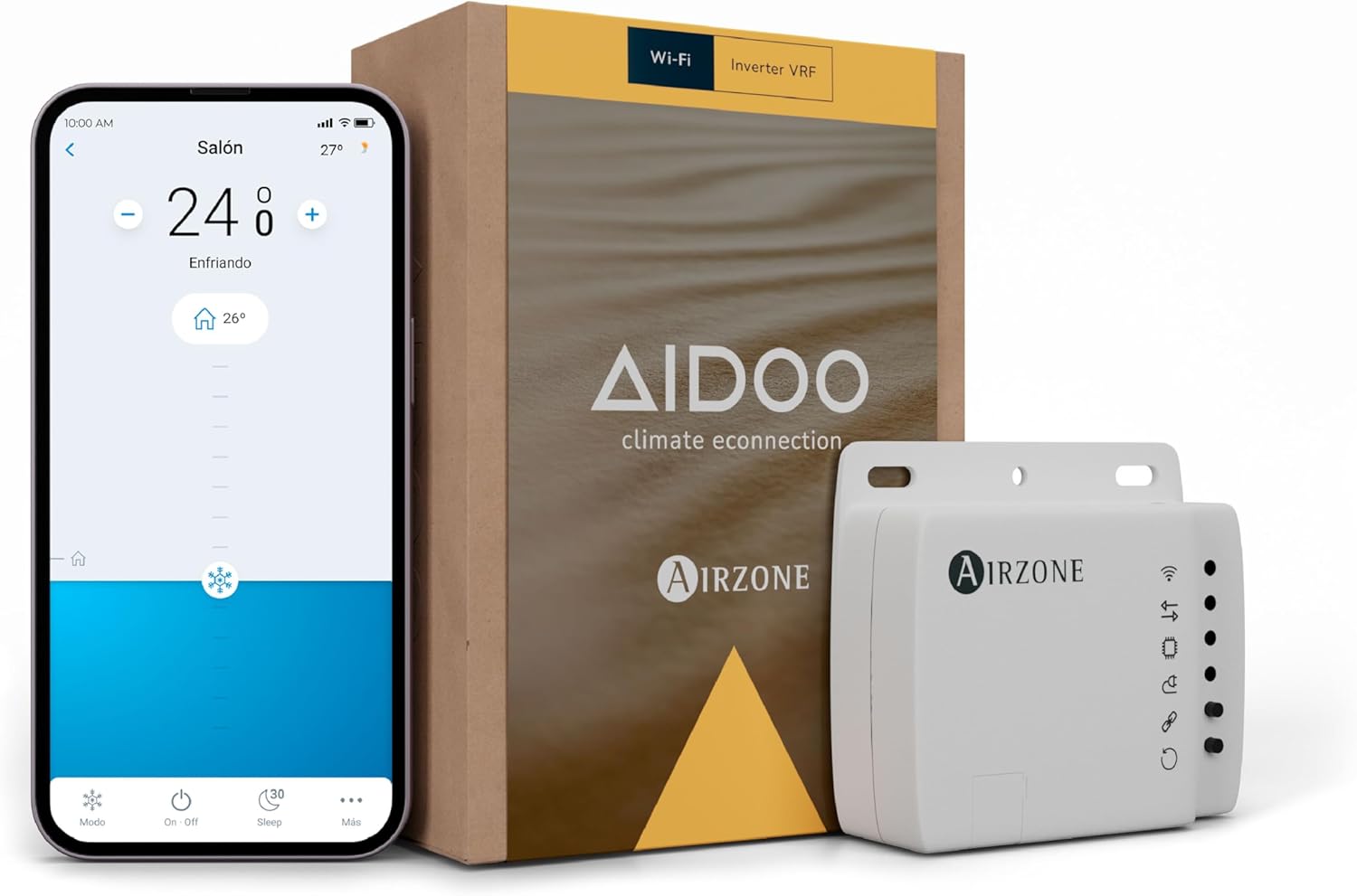 Airzone Aidoo Wifi Control For Fujitsu 3 Wires Air Conditioning - Azai6Wscfuj Model
