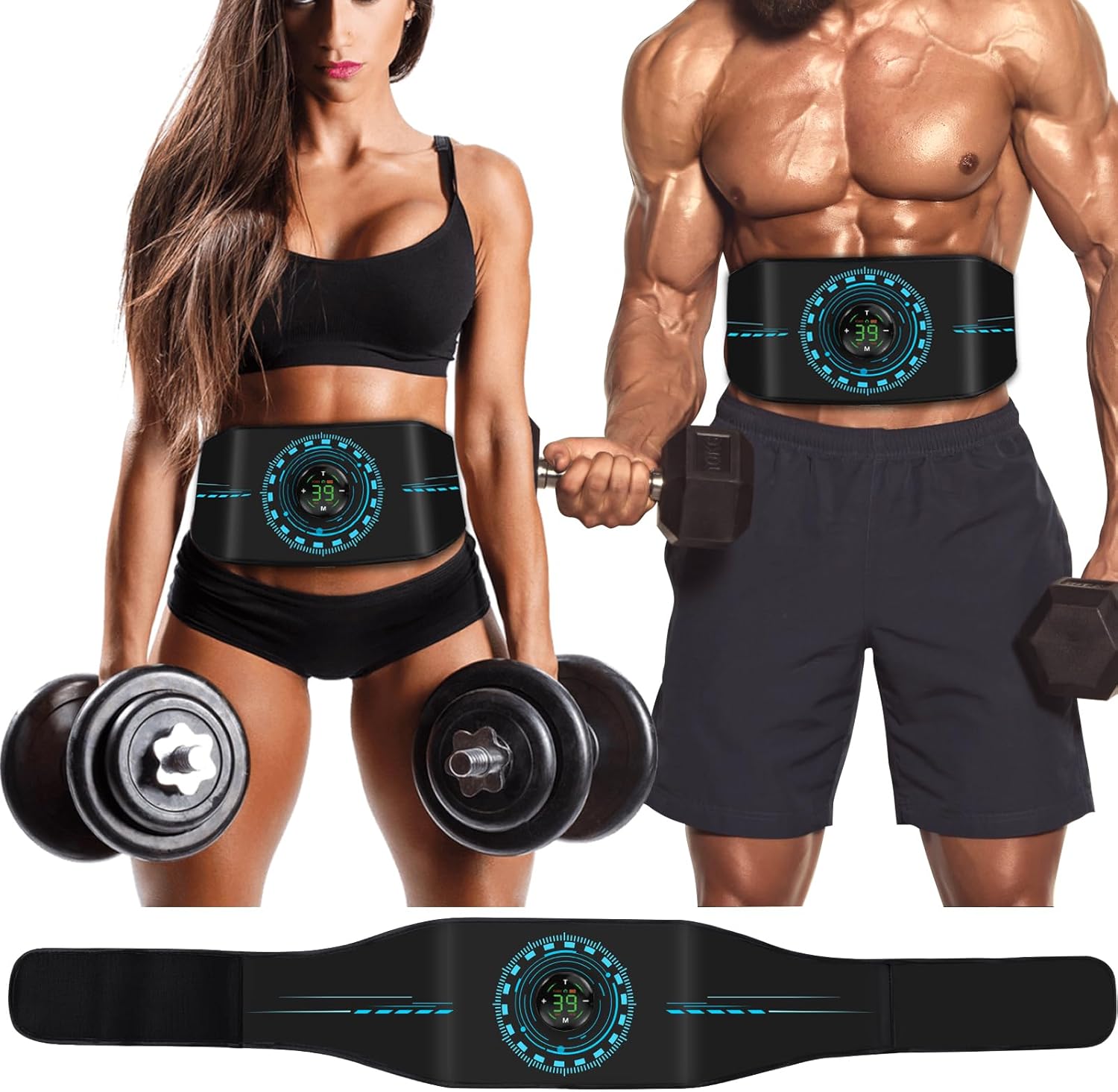 Lesofi Abs Stimulator Abdominal Muscle Toner With Ems Technology