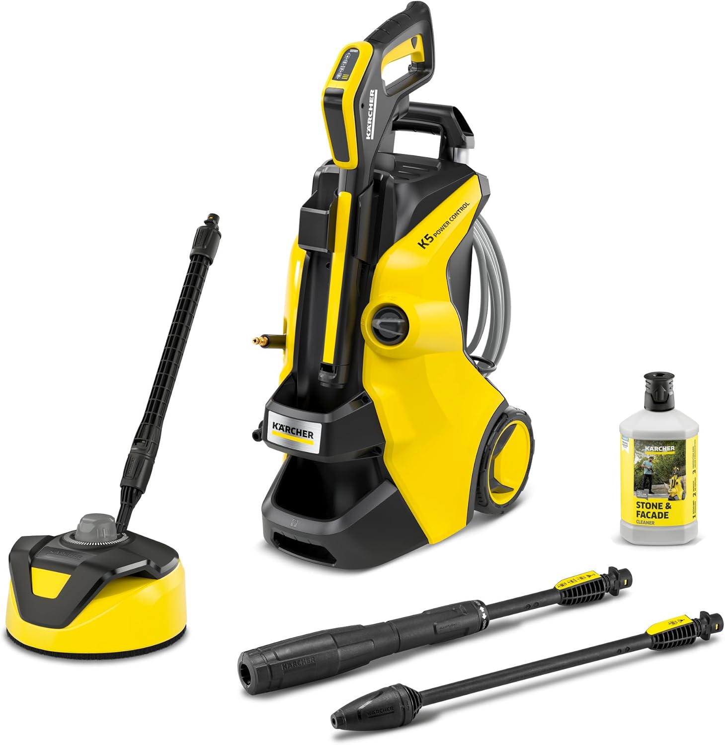 Kärcher K 5 Power Control Flex Home Pressure Washer, 145 Bar Max Pressure