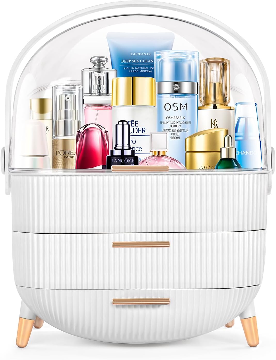 Kqebn Makeup Organizer For Vanity - Mbox-01-Fba Skincare Storage Case