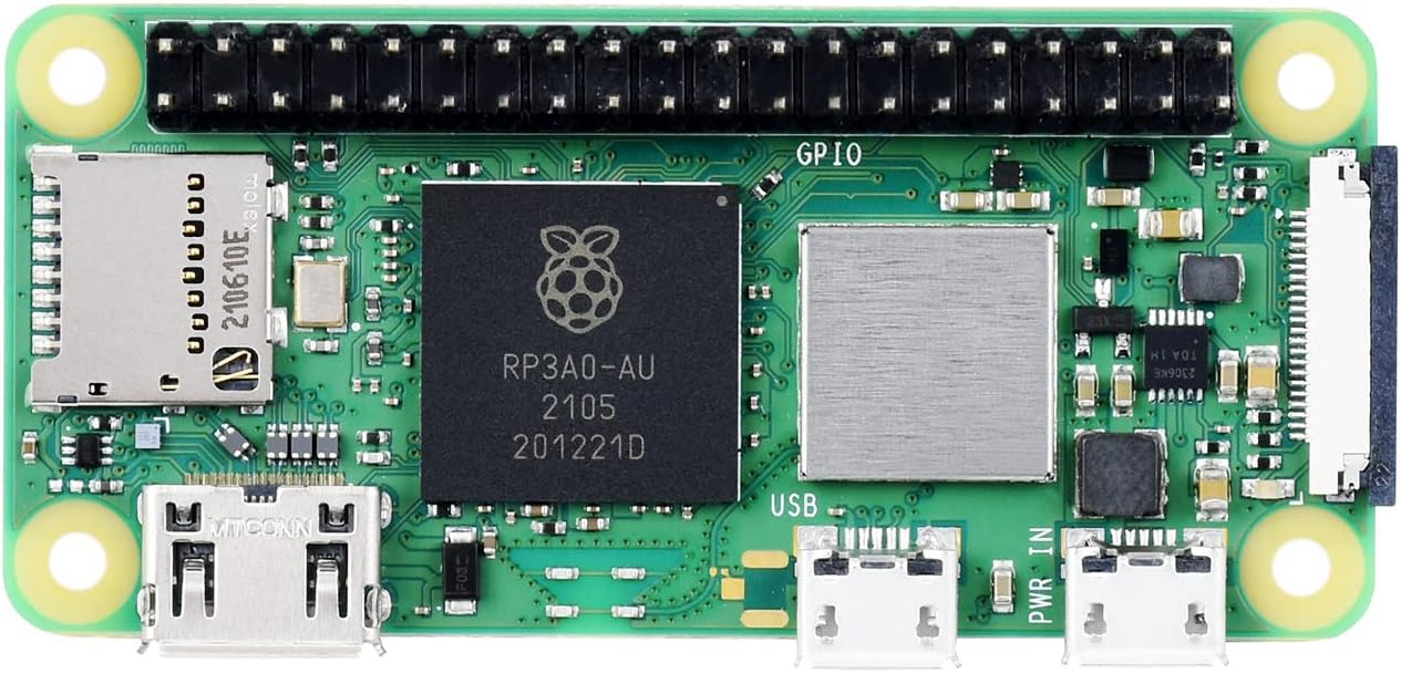Waveshare Raspberry Pi Zero 2 Wh, Quad-Core Cpu Board With Wifi And Bluetooth