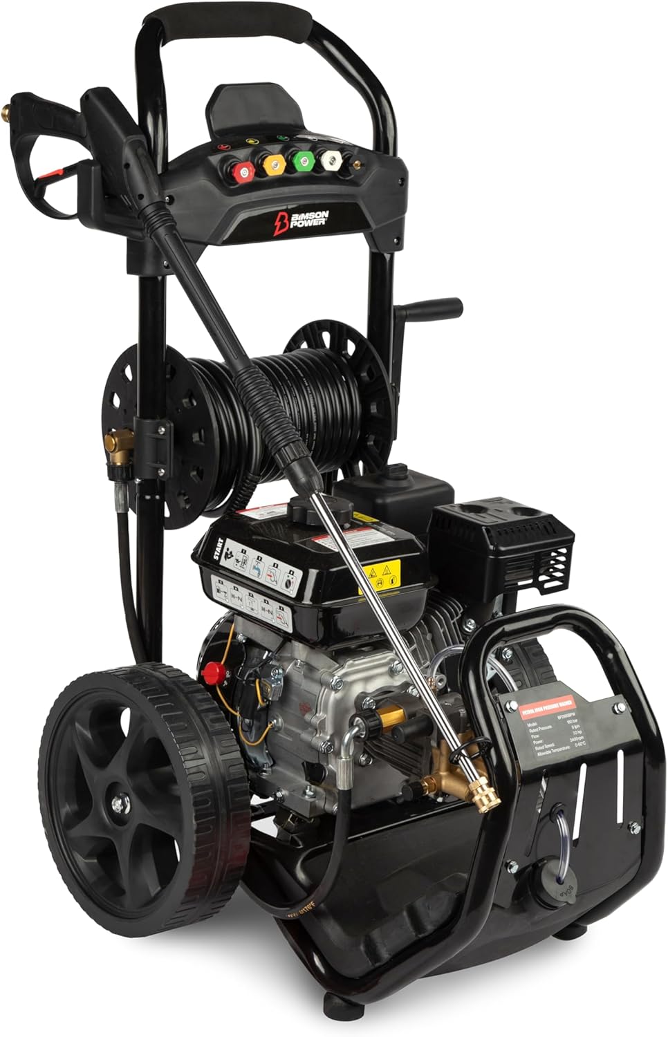 Bimson Power Bp2900Bpw Petrol Pressure Washer 2900 Psi / 200 Bar