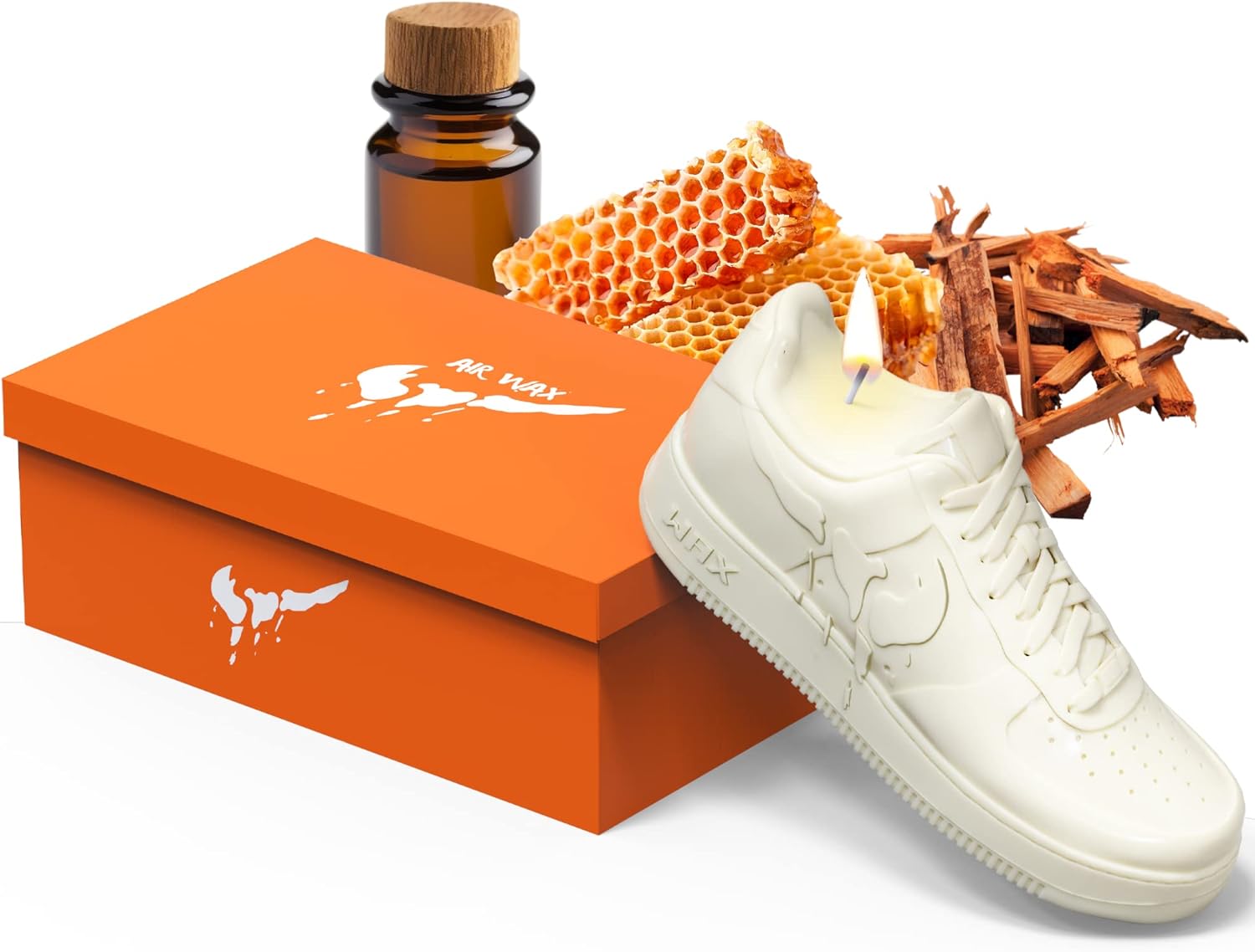 Air Wax Shoe Candle With Gift Box - Novelty Trainer Candle For Home Decor