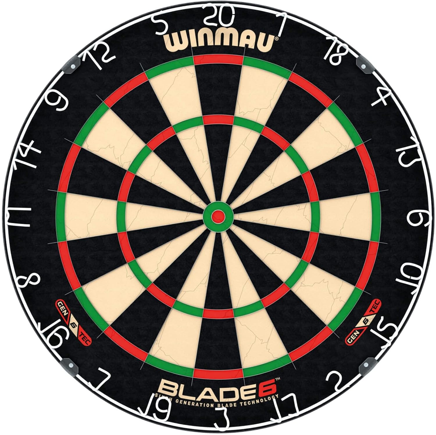 Winmau Blade 6 Dart Board - Professional Bristle Dartboard With Official Tournament Specifications