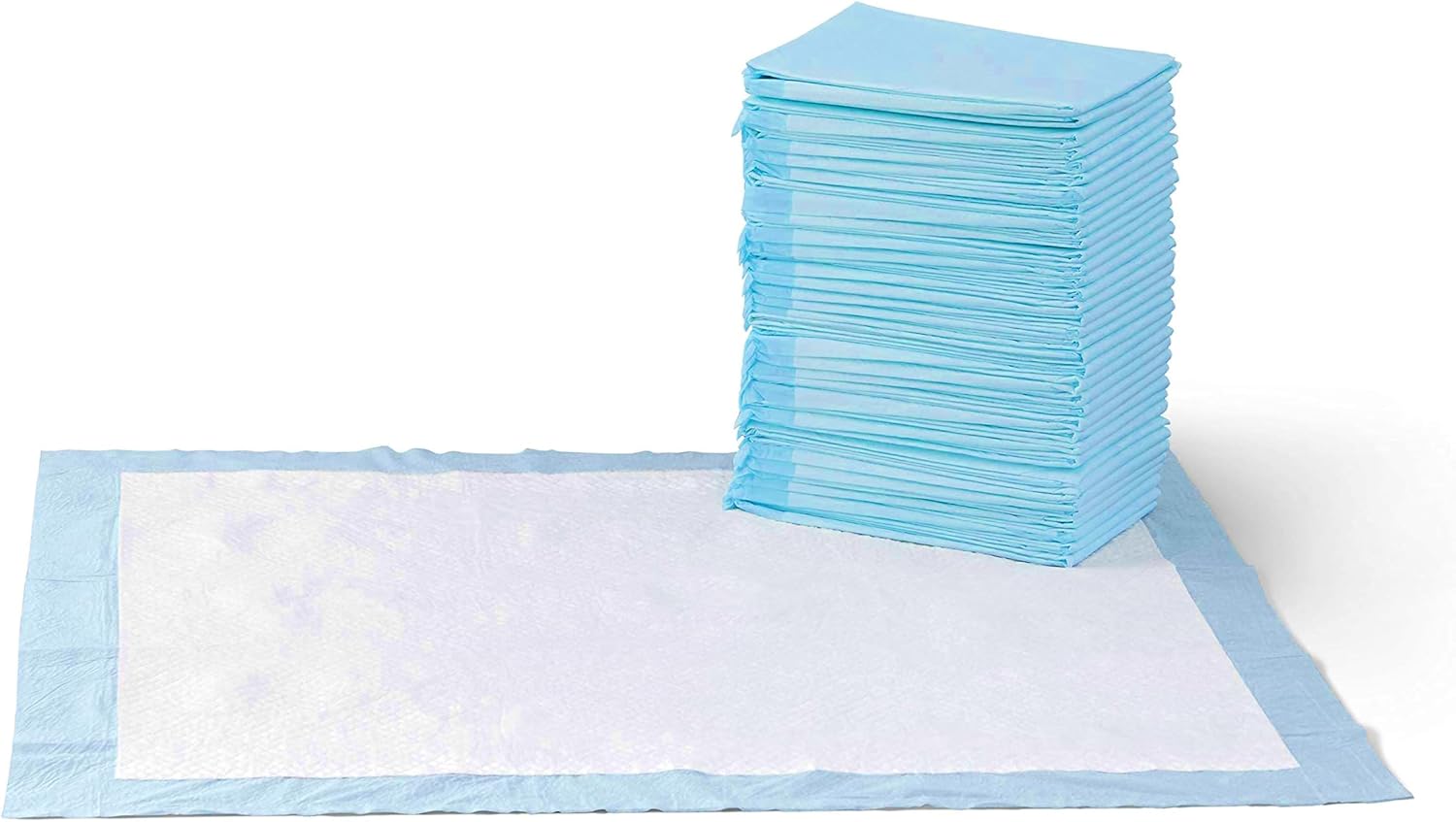 Amazon Basics Dog And Puppy Training Pads, Extra Large, Leakproof, 5-Layer Design, Pack Of 40