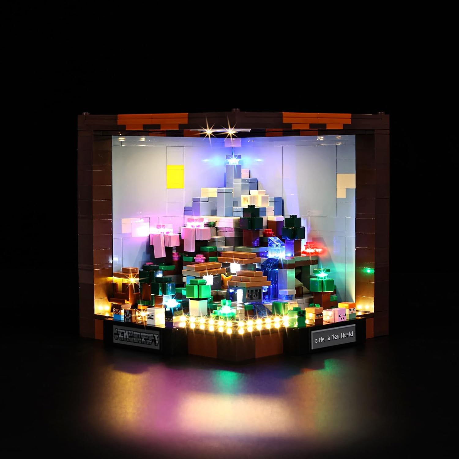 Kyglaring Led Light Kit For Lego Minecraft The Crafting Table Compatible With 21265 Building Model Set