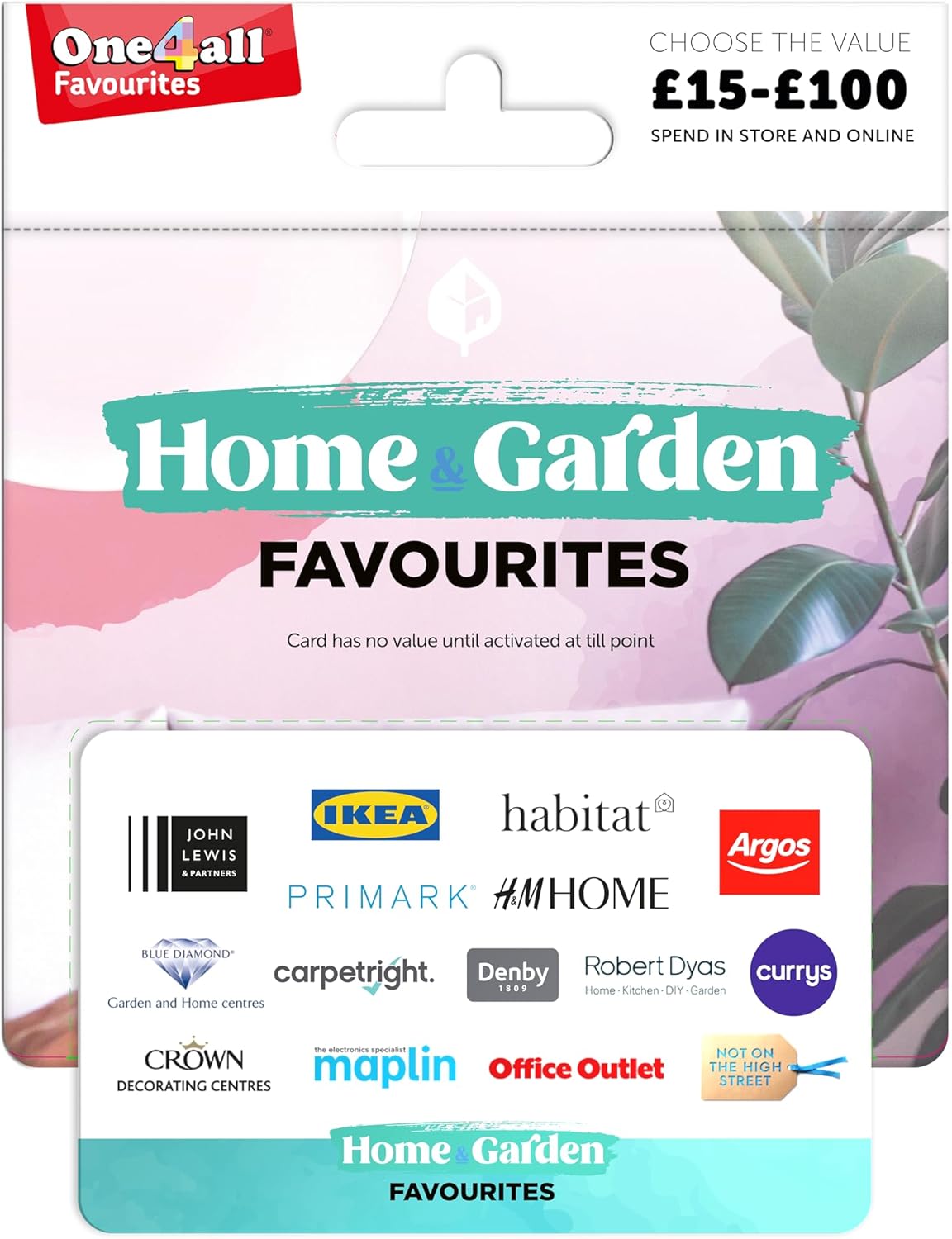 One4All Home & Garden Favourites Gift Card