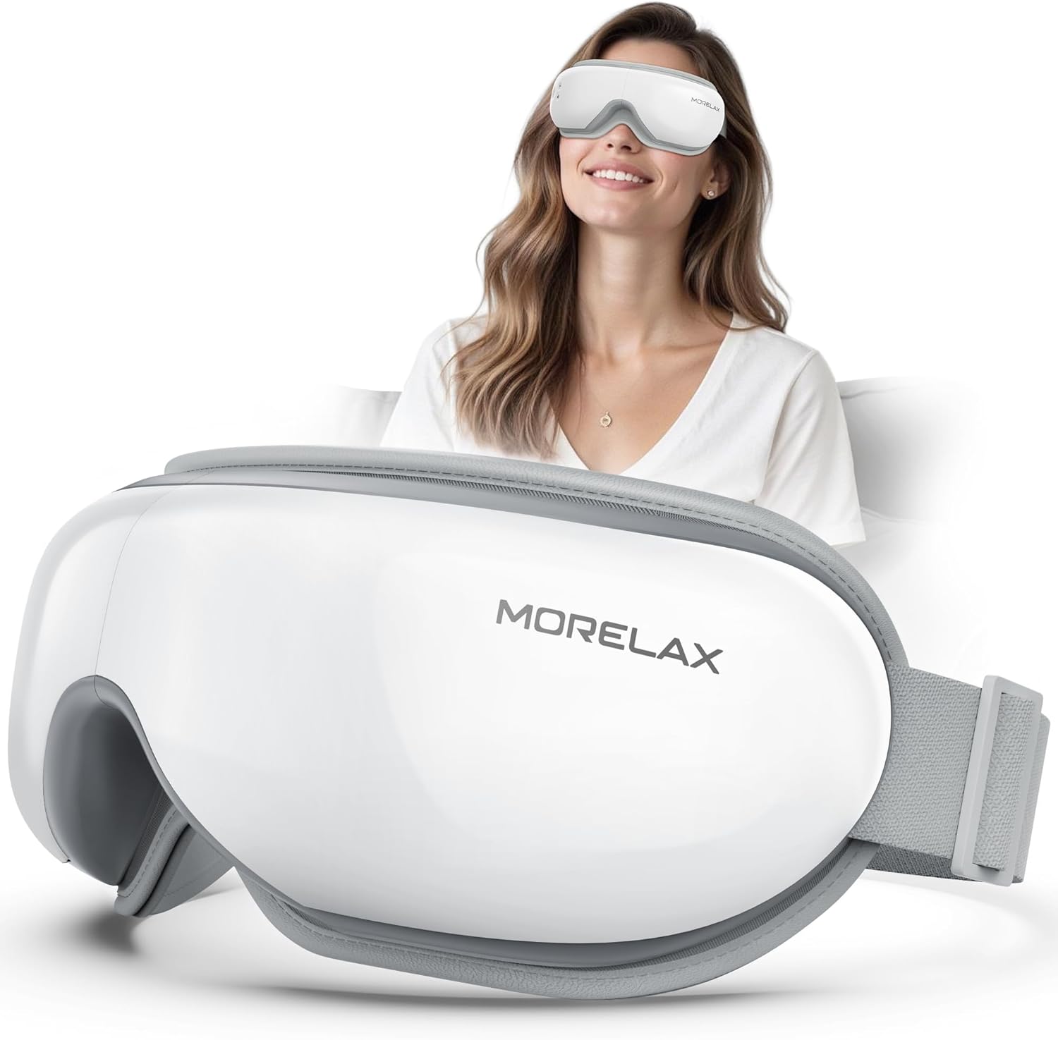 Morelax Eye Massager With Heat And Bluetooth Music, M880 Model
