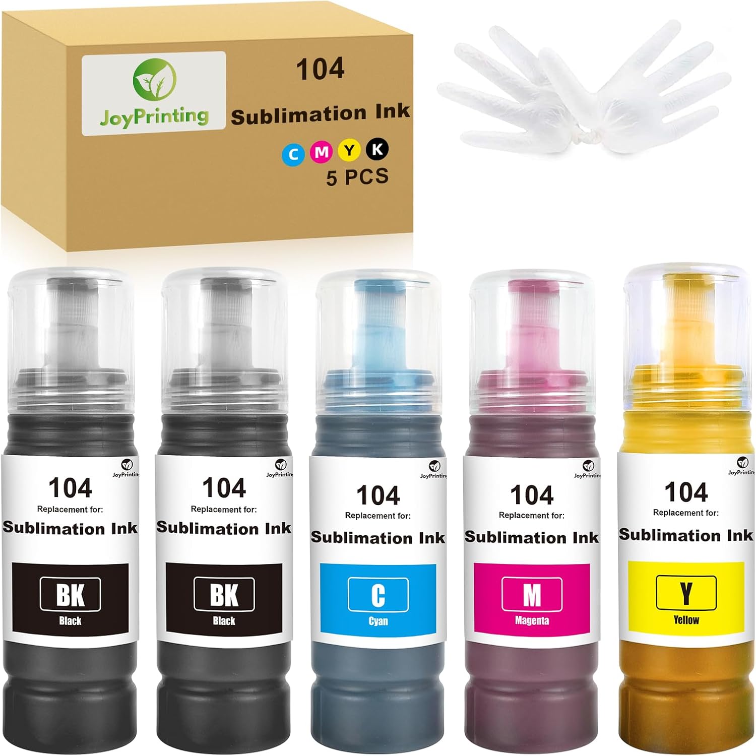Joyprinting 104 Sublimation Ink For Epson & Ecotank Printers (Et-2810, Et-1810, Et-2710)